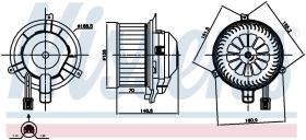 Nissens 87346 - VENTILADOR HAB.OPEL MERIVA B(10-)1.