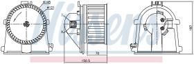 Nissens 87386 - VENTILADOR HAB.VOLKSWAGEN PASSAT B5