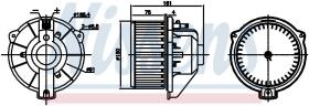 Nissens 87429 - VENTILADOR HAB.BMW Z4 E85-E86(02-)2