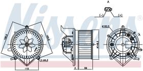 Nissens 87433 - VENTILADOR HAB.MINI MINI (R56)(06-)