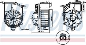 Nissens 87449 - VENTILADOR HAB.RENAULT THALIA II(08