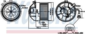 Nissens 87704 - VENTILADOR HAB.ALFA ROMEO GIULIETTA