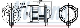 Nissens 87809 - VENTILADOR HAB.TOYOTA YARIS/ECHO I(