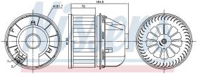 Nissens 87817 - VENTILADOR HAB.FORD MONDEO IV(CA2)(