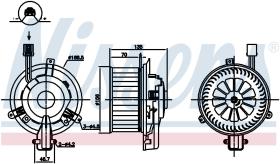 Nissens 87825 - VENTILADOR HAB.OPEL MOKKA X(16-)1.4