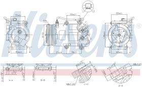 Nissens 890655 - COMPRESOR FORD FOCUS III(CB8.CEW)(1