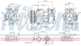 Nissens 890693 - COMPRESOR FORD KUGA(CBS)(13-)2.0 TD