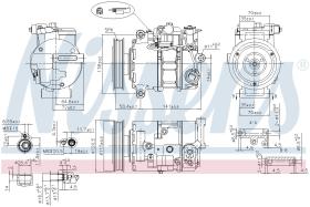 Nissens 890764 - COMPRESOR MERCEDES B-CLASS W 246(11