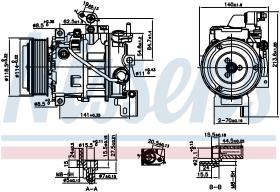 Nissens 890880 - COMPRESOR INFINITI EX 35