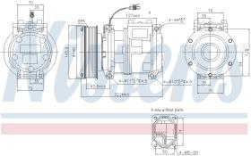 Nissens 890901 - COMPRESOR JOHN DEERE 7600.