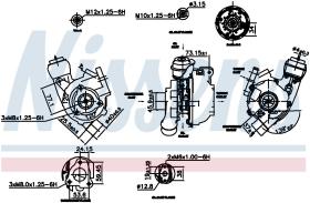 Nissens 93224 - TURBO HYUNDAI I30(FD)(07-)1.6 CRDI
