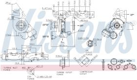 Nissens 93253 - TURBO DODGE CALIBER(06-)2.0 TD
