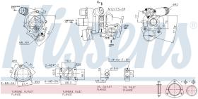 Nissens 93282 - TURBO CITROEN C4 (LA.LC)(04-)1.6 TH