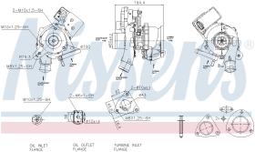 Nissens 93413 - TURBO FORD TRANSIT/TOURNEO CUSTOM(T