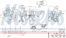 Nissens 93415 - TURBO VOLKSWAGEN JETTA III(1K2)(05-