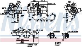 Nissens 93446 - TURBO DACIA DOKKER(12-)1.2 TCE