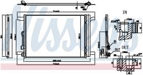 Nissens 940834 - CONDENSADOR AUDI A 3/S 3(8V)(12-)1.