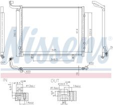 Nissens 941093 - CONDENSADOR FORD FIESTA VII(CE1)(17