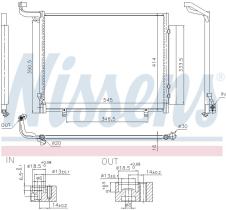 Nissens 941093 - CONDENSADOR FORD FIESTA VII(CE1)(17