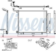 Nissens 941094 - CONDENSADOR FORD FIESTA VII(CE1)(17