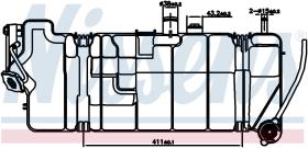 Nissens 996029 - VASO EXPANSION MERCEDES BUS O 408