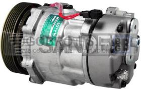  511145X - COMPRESOR SANDEN SD7V16 H-BRIDA P6 130 MM.12 V.(G.VW.) BGBQA