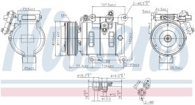 Nissens 890614 - COMPRESOR